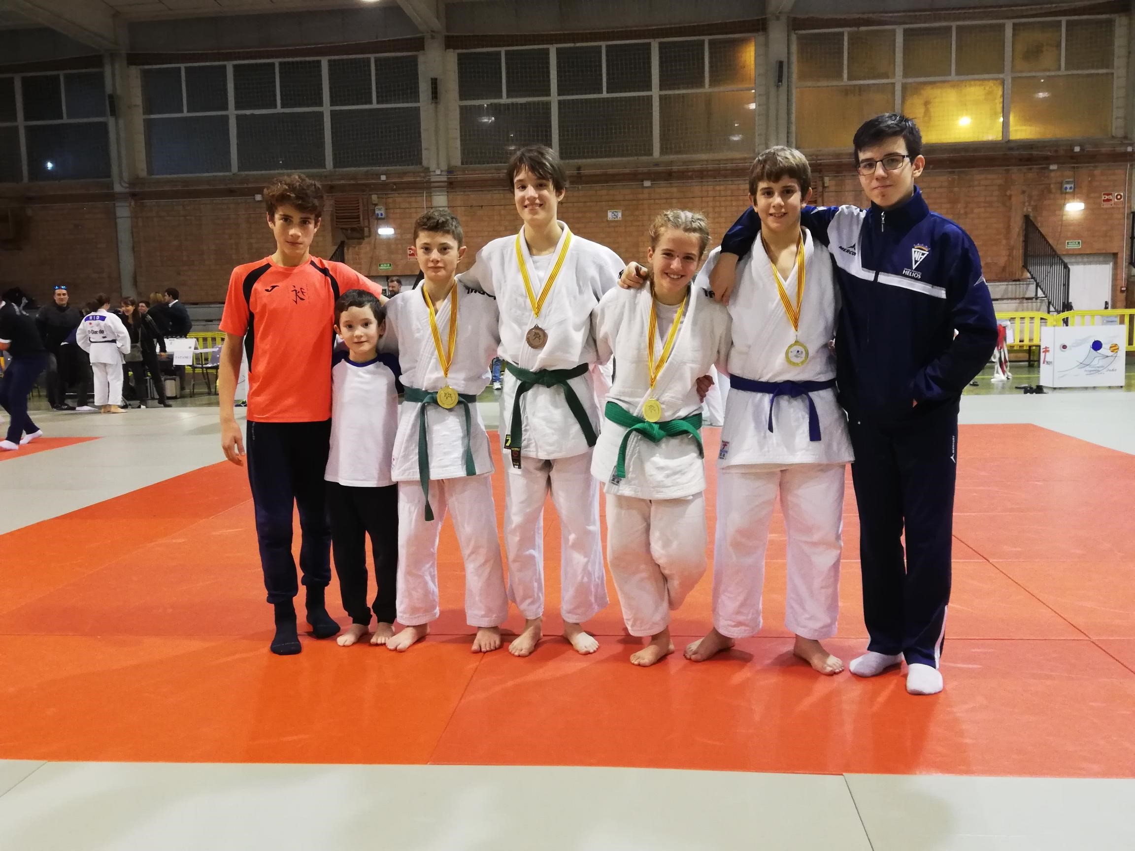 5 MEDALLAS para los Navarros en la Copa Arag&oacute;n Infantil y Cadete de Judo 17-11-18